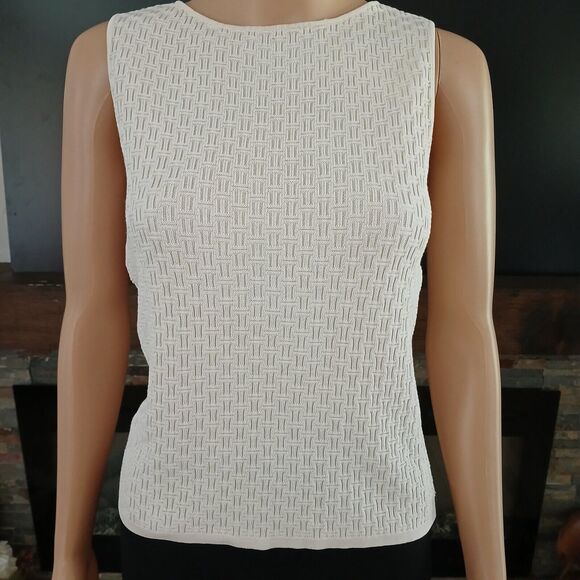 Geoffrey Beene Sport Women's Small 70% Silk Casual Modest Pullover Tank Top - Picture 1 of 12